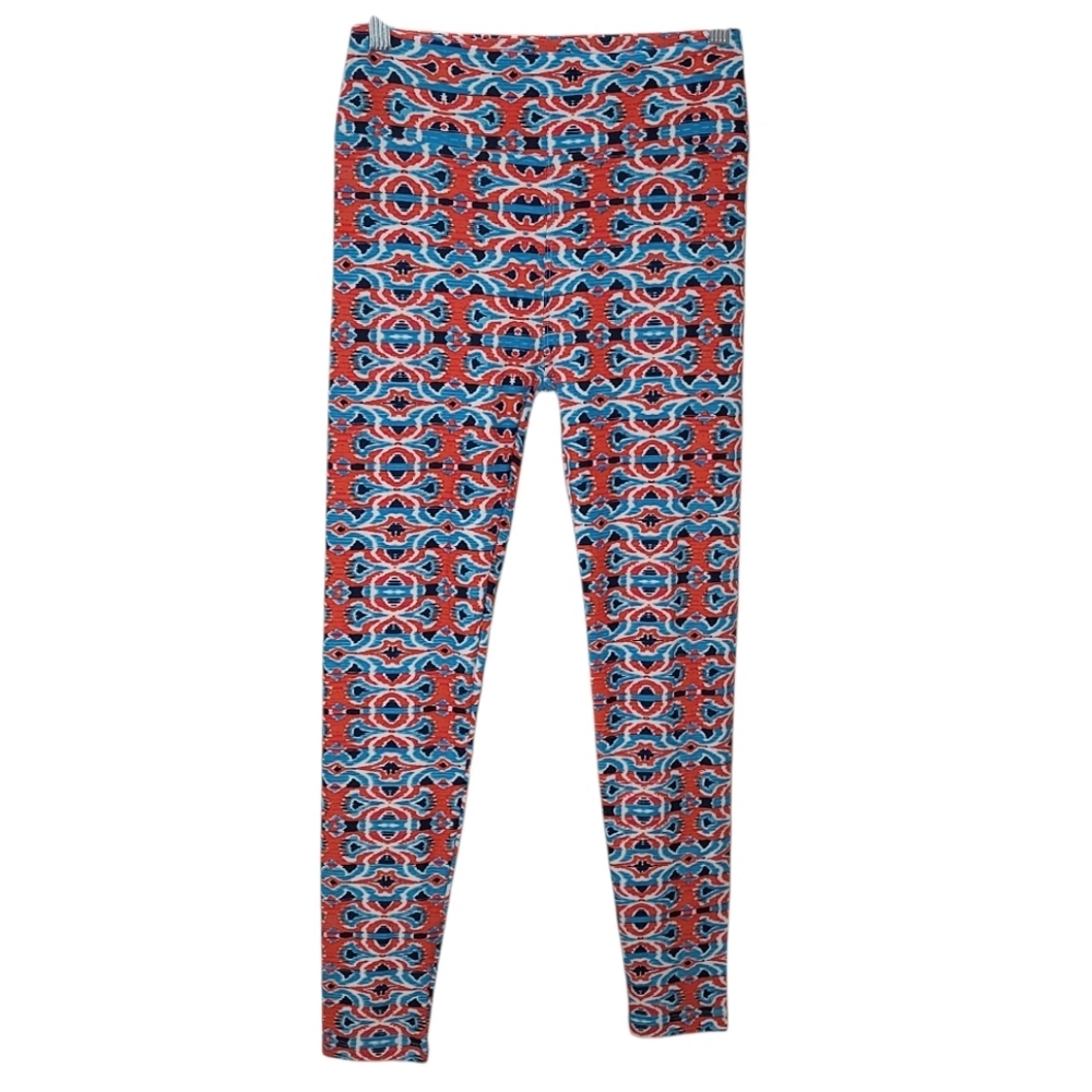 NWOT LuLaRoe Red, White & Blue 4th Of July Geometric Leggings